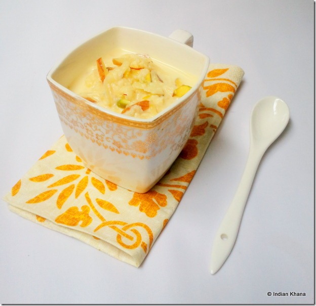 Apple Pudding Apple Rabdi recipe