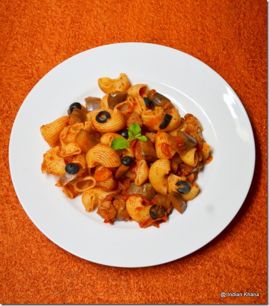 tomato and eggplant pasta recipe