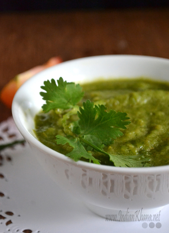 Tamatar Dhaniya Chutney Tomato Cilantro Chutney