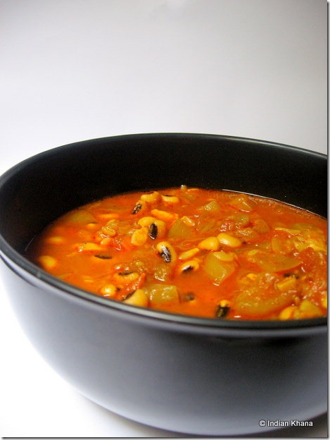 Lobia and White Melon Recipe