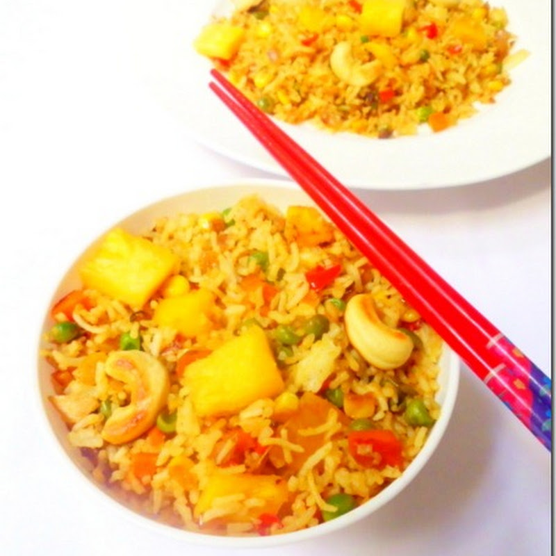 Vegetarian Pineapple Fried Rice