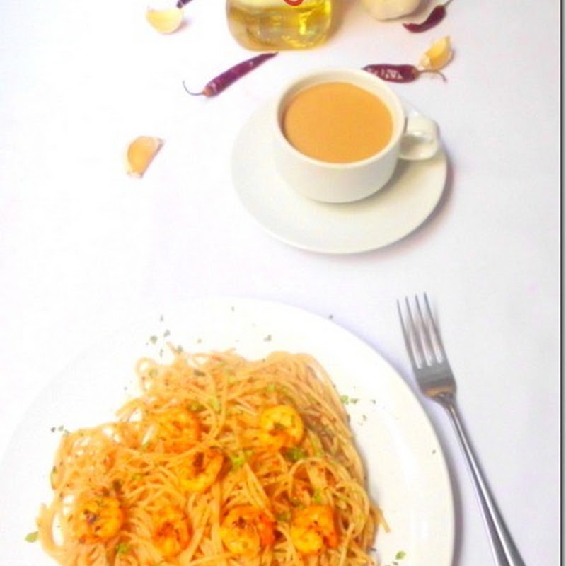 Prawn Aglio Olio Recipe