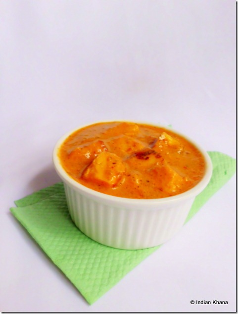 Paneer Butter Masala gravy at home recipe