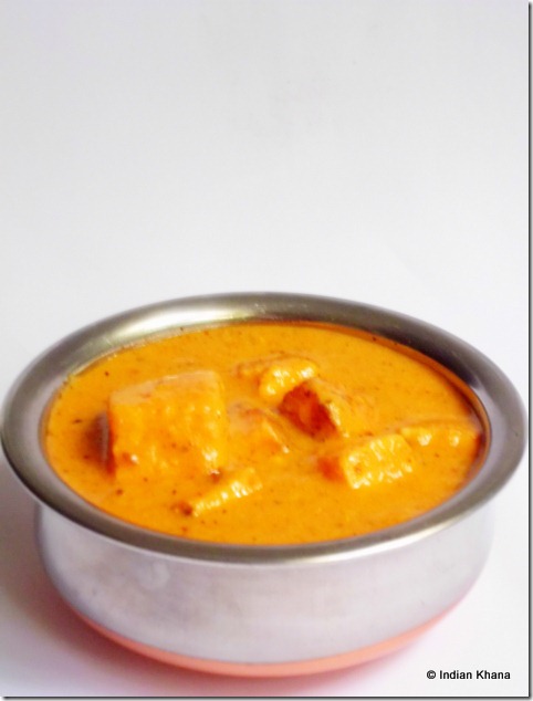 Paneer Butter Masala restaurant style recipe