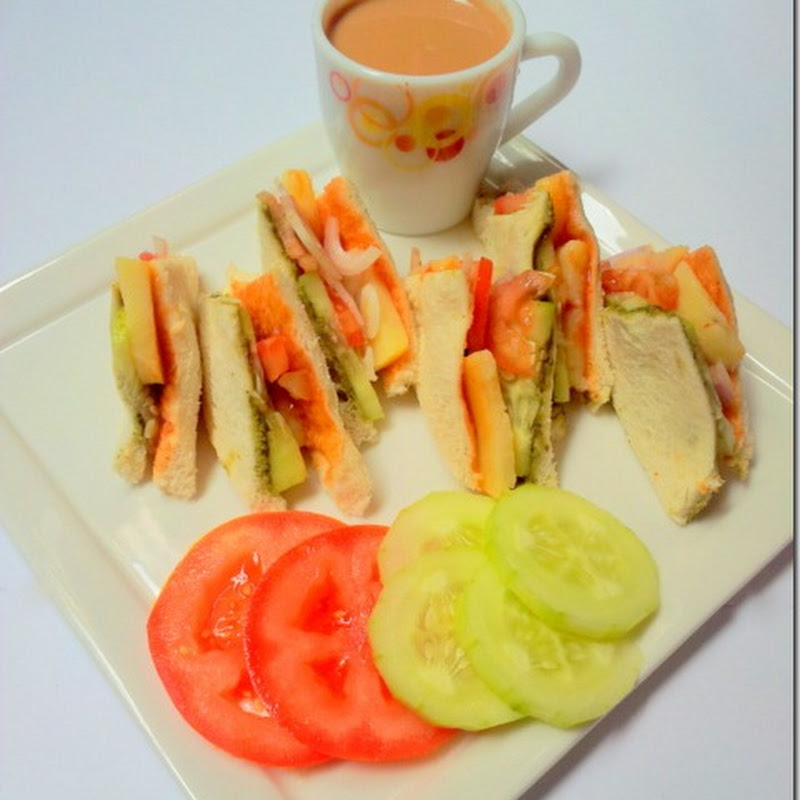Vegetable Sandwich | Street Style