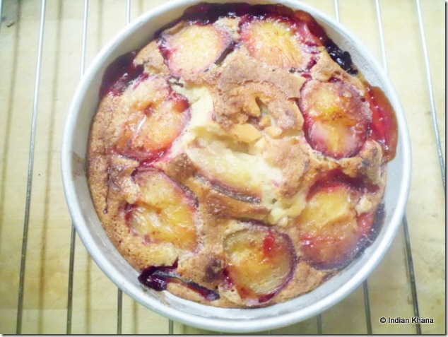 Open face black plum cake recipe Open face black plum cake recipe