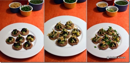 Easy Vrat fasting chaat papdi chat recipe