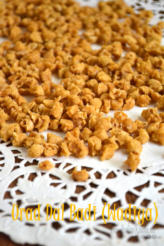 Urad Dal Badi Wadi Wadiyan Recipe