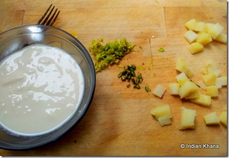 Aloo ka Raita recipe