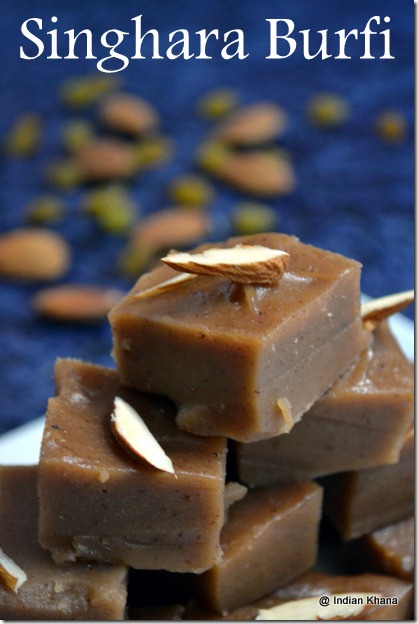Singhare Ki Burfi Navratri Vrat Recipe