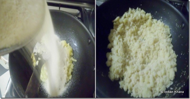seb aur suji ka halwa recipe