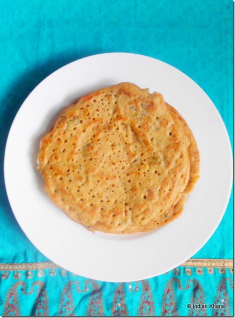 Ada Dosa Lentil and Rice Crepe Adai Chilla Recipe