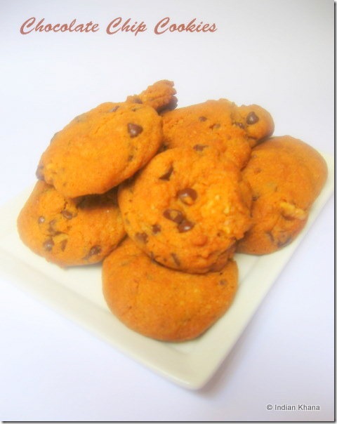 Eggless Chocolate Chip Cookies Recipe Eggless Chocolate Chip Cookies Recipe