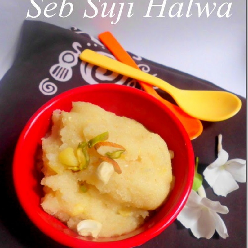 Seb Suji ka Halwa |Apple and Semolina Pudding