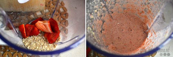 Strawberry and Oats Milkshake Recipe