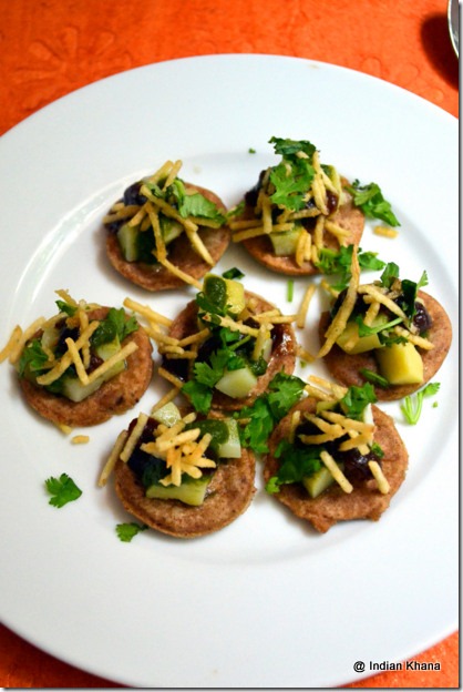 Vrat ke papdi chaat navratri fasting recipes