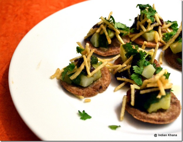 Fasting vrat recipes navratri papdi chat