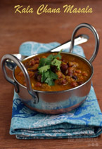 Punjabi Kala Chana Masala Chole Recipe