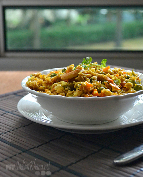 Veg Oats Upma Veg Oats Upma