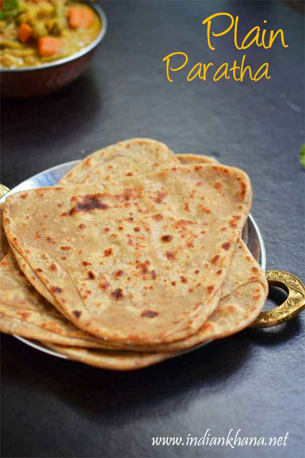 Plain-Paratha-Triangle-Paratha-Recipe Plain-Paratha-Triangle-Paratha-Recipe