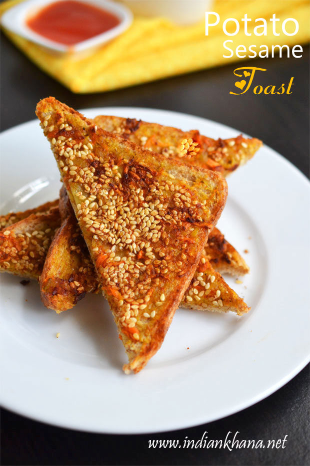 Potato Sesame Toast Potato Sesame Toast