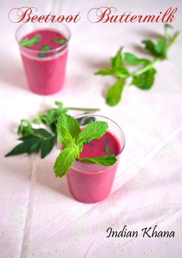 Beetroot-Buttermilk-Chaas-Recipe Beetroot-Buttermilk-Chaas-Recipe