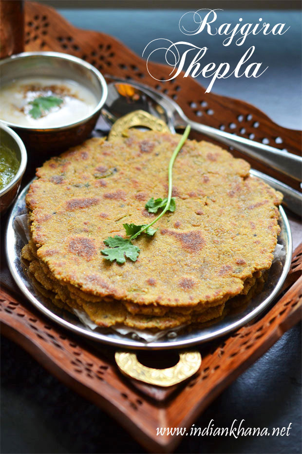 Falahari-Rajgira-Paratha-Thepla Falahari-Rajgira-Paratha-Thepla