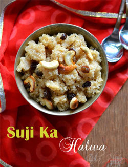 Sooji (Suji) Ka Halwa Recipe