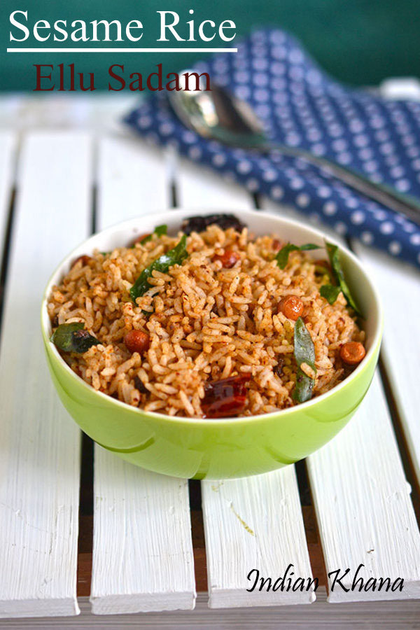 Ellu-Sadam-Sesame-Rice-Recipe Ellu-Sadam-Sesame-Rice-Recipe