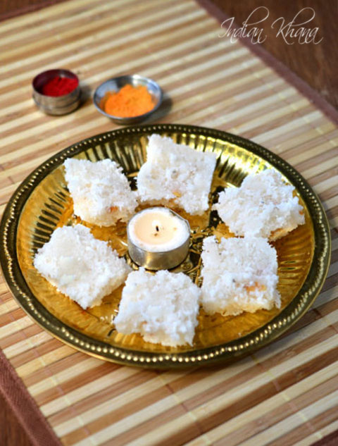 Coconut-Nariyal-Burfi Coconut-Nariyal-Burfi