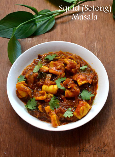 Squid-Masala-Sotong-Masala-Curry Squid-Masala-Sotong-Masala-Curry