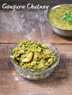 Gongura Pachadi (Chutney) Khatta Bhaji Chatni
