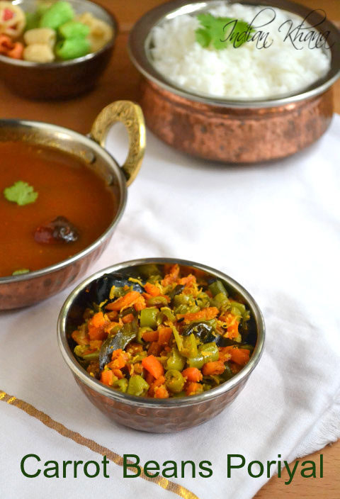 Carrot-Beans-Poriyal-Recipe Carrot-Beans-Poriyal-Recipe