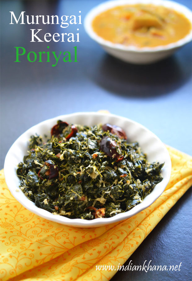 Murungai-Keerai-poriyal-recipe Murungai-Keerai-poriyal-recipe