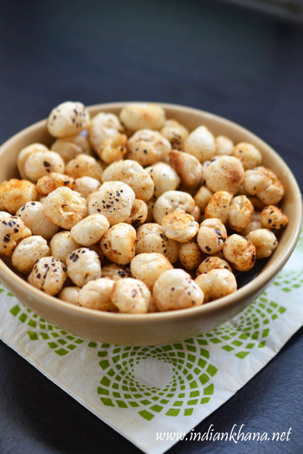 Roasted-Makhana-Foxnut-Recipe Roasted-Makhana-Foxnut-Recipe