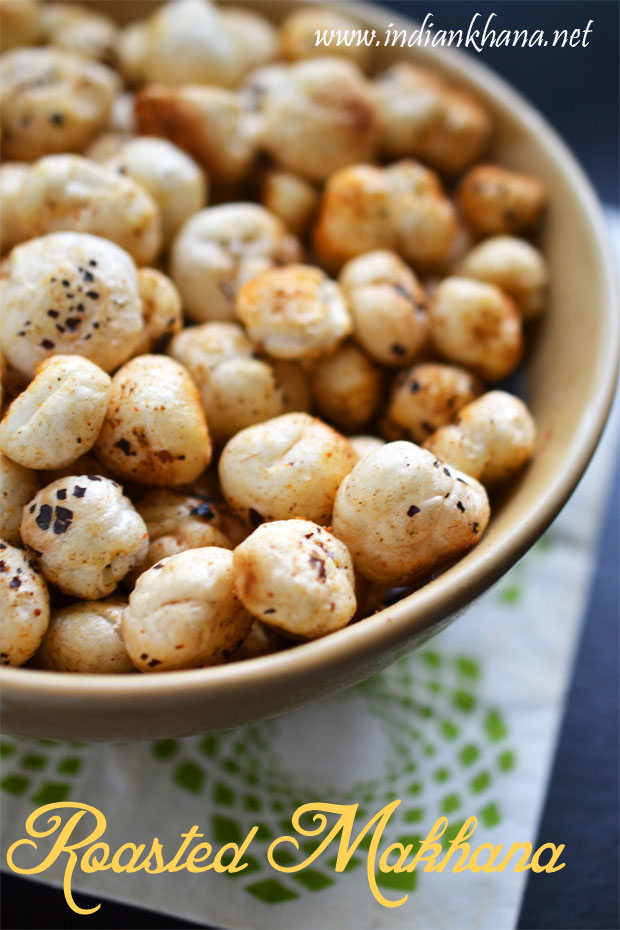 Roasted-Makhana-Foxnut-Recipe Roasted-Makhana-Foxnut-Recipe