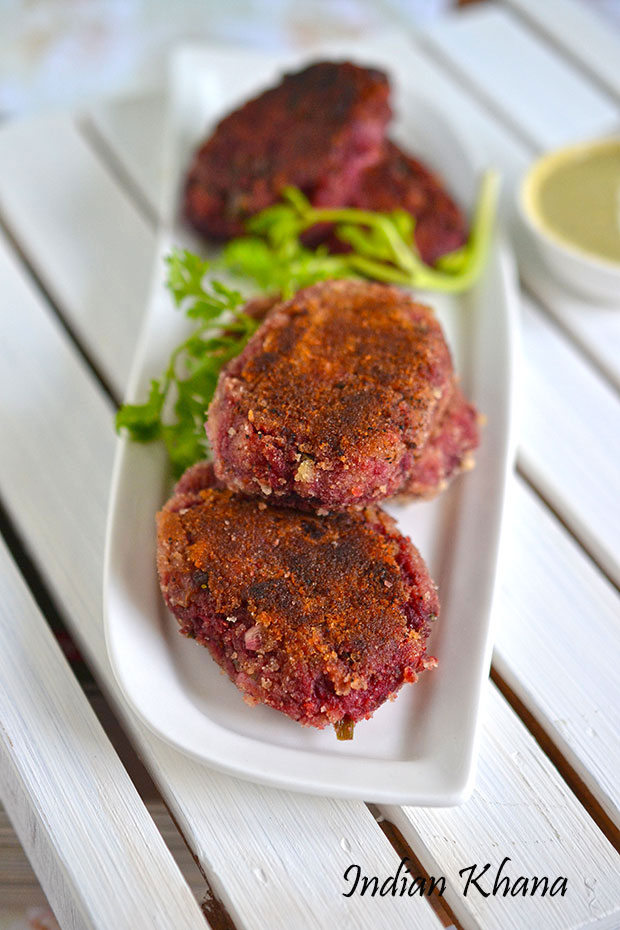 Beetroot-Cutlet-Tikki-Recipe