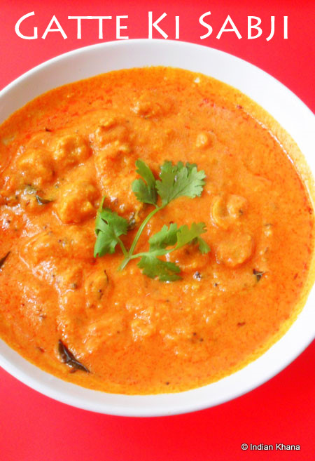 Gatte Ki Sabzi Gatte Ki Sabzi