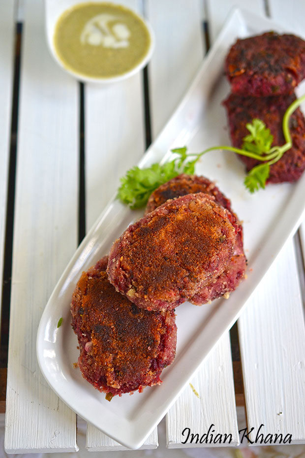 Beetroot-Cutlet-Tikki-Recipe