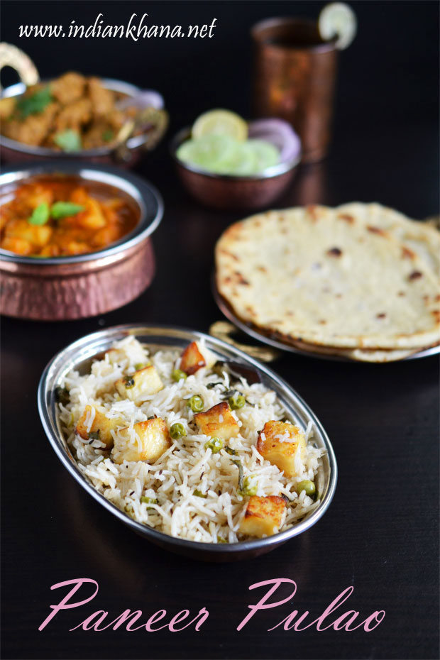 Paneer Pulao Paneer Pulao