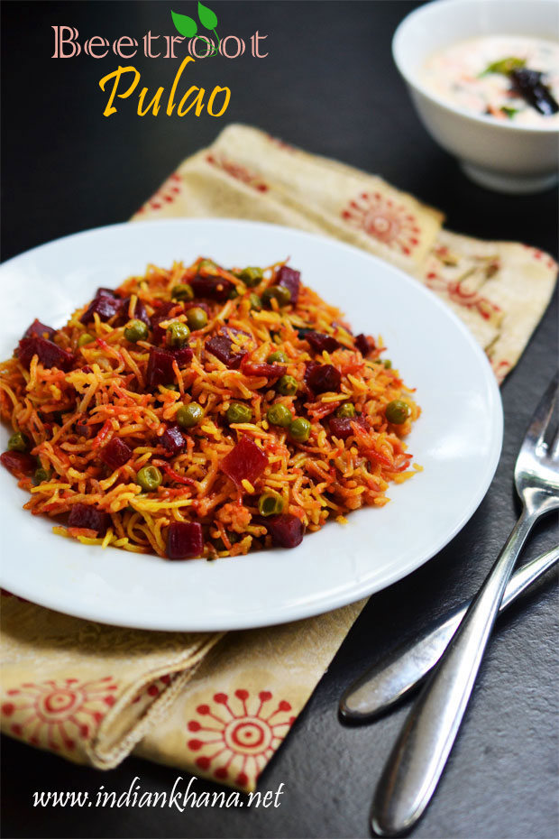 Beetroot-Pulao-Recipe Beetroot-Pulao-Recipe