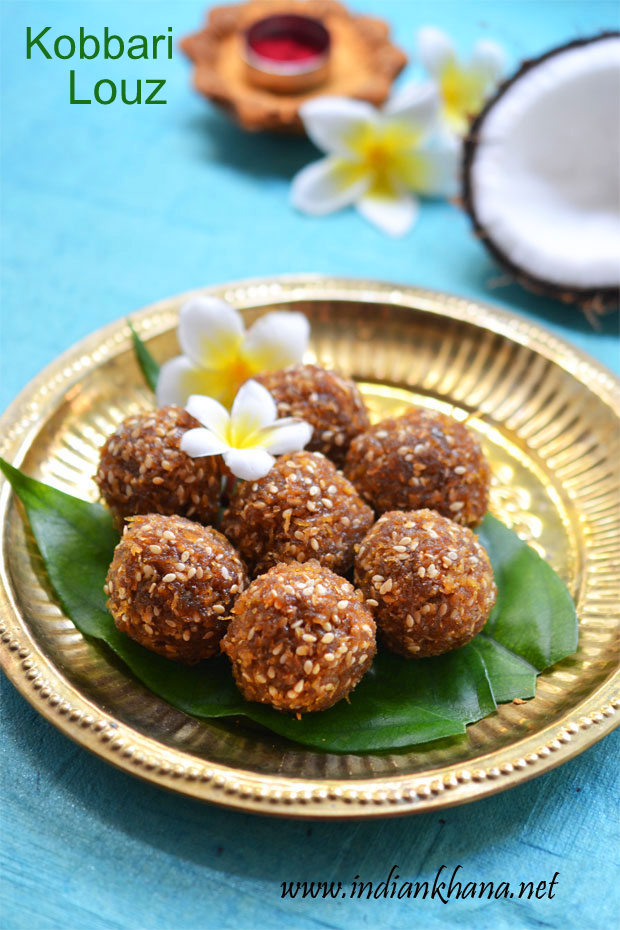 Coconut Jaggery Laddu Coconut Jaggery Laddu