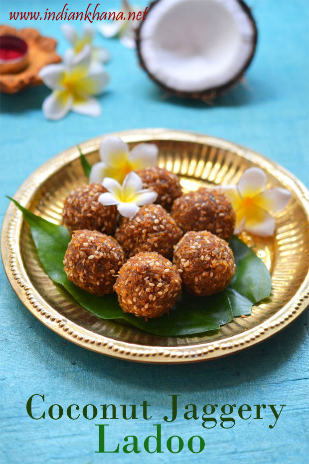 Coconut-Jaggery-Ladoo-Kobbari-Louz Coconut-Jaggery-Ladoo-Kobbari-Louz