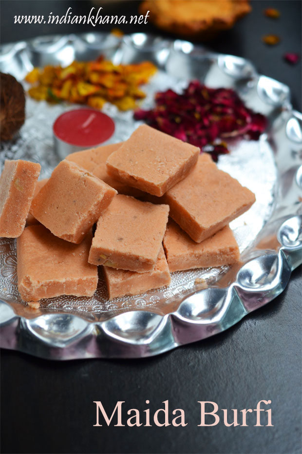 Maida-Burfi-Recipe Maida-Burfi-Recipe