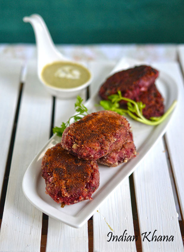 Beetroot-Cutlet-Tikki-Recipe