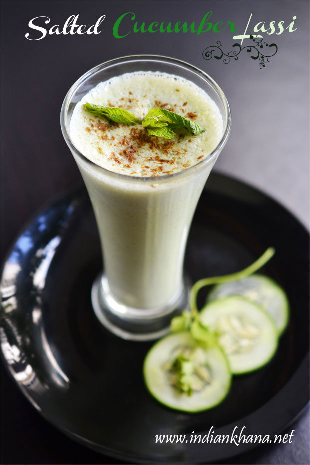Salted Cucumber Lassi Salted Cucumber Lassi
