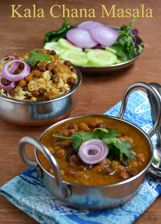 Punjabi Kala Chana Masala Chole Recipe