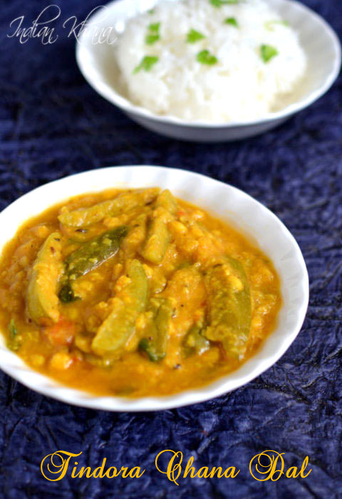 Tindora-IvyGourd-Chana-Dal-recipe Tindora-IvyGourd-Chana-Dal-recipe