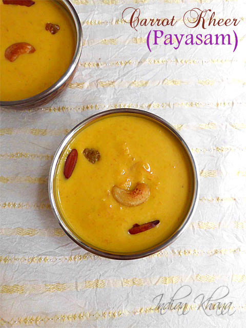 Carrot Kheer Carrot Kheer