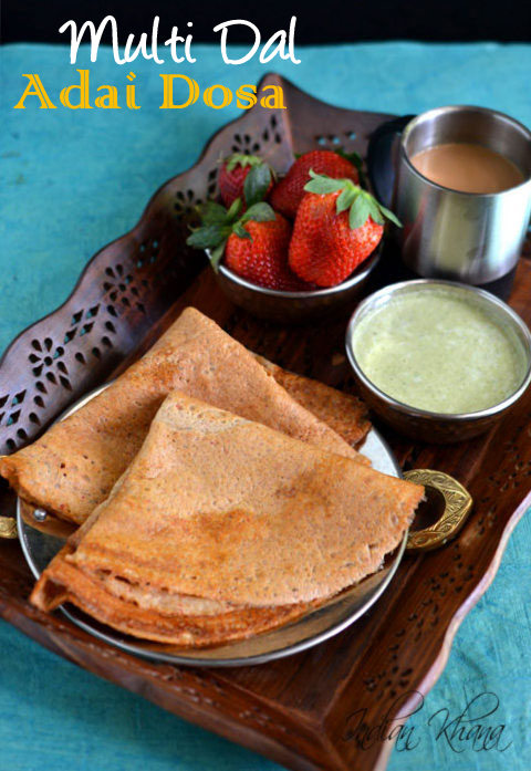 Mixed Dals Adai Dosa Mixed Dals Adai Dosa